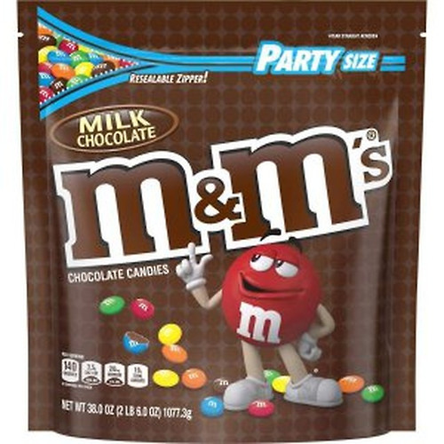 M&M's Milk Chocolate Halloween Fun Size Chocolate Candy - 17.16 oz Bag 